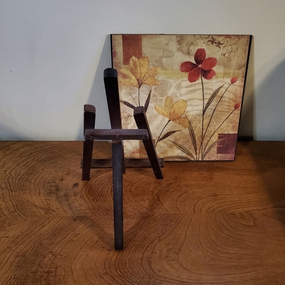 Veronique "Wild Emotion" Art with Wooden Stand - Picture 4 of 4